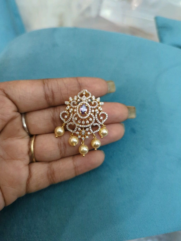 Diamond Copy Pendent  - Vz, Mauve