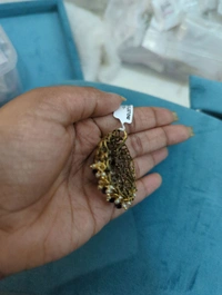 Mossonite Victorian Pendent  - Vz, Electric Violet