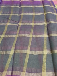 Pure Cotton Kota Weaving  - Green