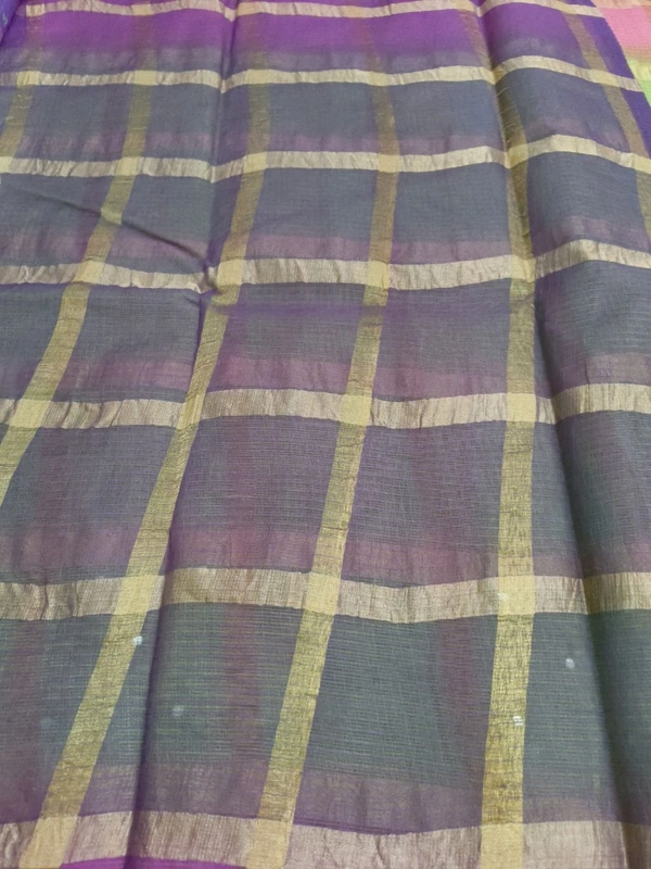 Pure Cotton Kota Weaving  - Green