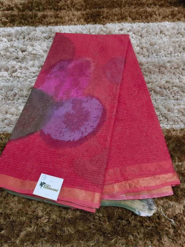 Pure Cotton Kota Block  - Wild Watermelon 7