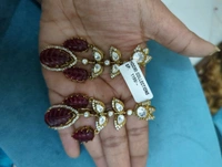 Mossonite Earrings  - Vz, Violet Red