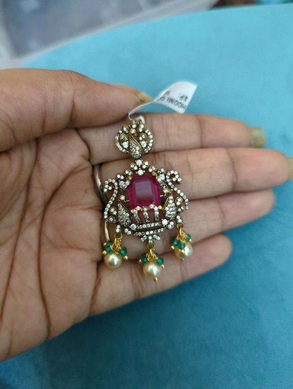 Victorian Pendant  - Vz, pink