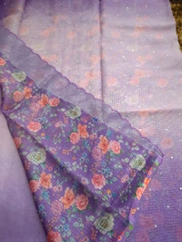 Silk Kota Mirror  - Mauve