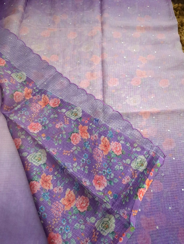 Silk Kota Mirror  - Mauve