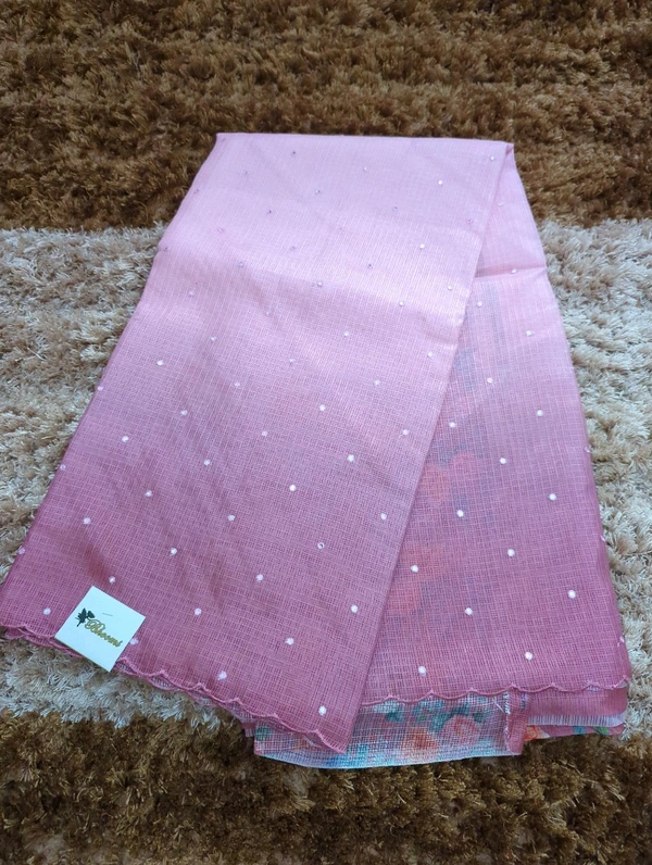 Silk Kota Mirror  - Turkish Rose