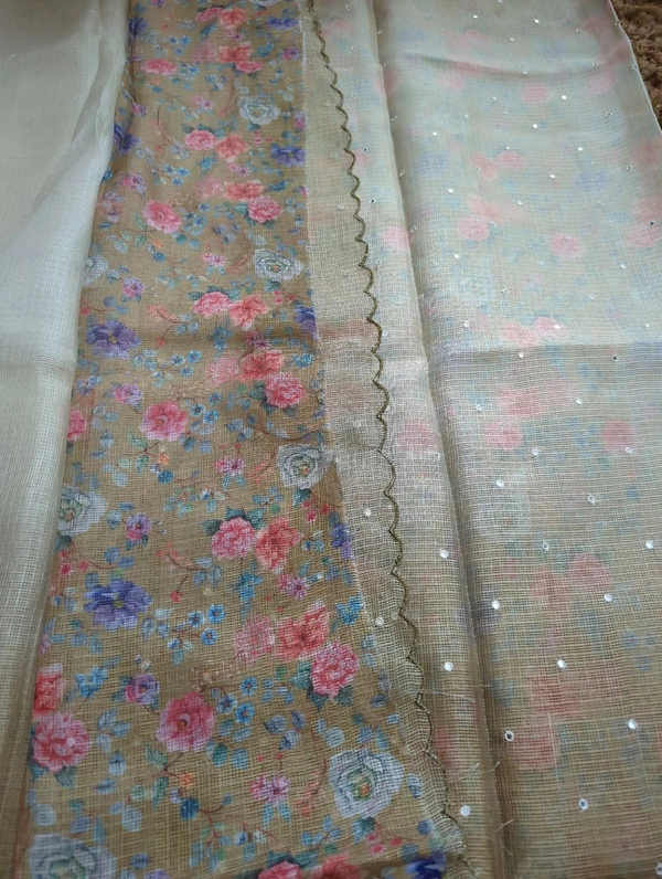 Silk Kota Mirror  - Moss Green