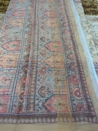 Pure Cotton Kota Digital  - Tan 4