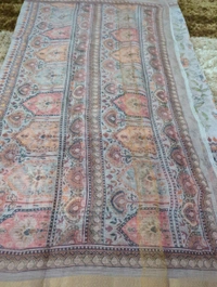 Pure Cotton Kota Digital  - Bone 7