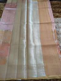 Pure Tusser Raw Mango  - Bone