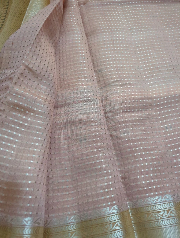 Pure Tusser Raw Mango  - Bone