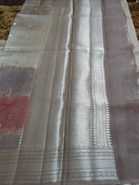 Pure Tusser Raw Mango  - Gray