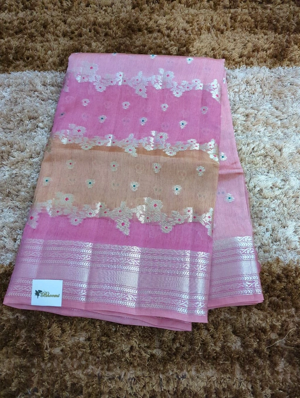 Pure Tusser Raw Mango  - Sundown