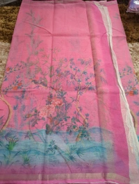 Pure Cotton Kota Digital  - pink