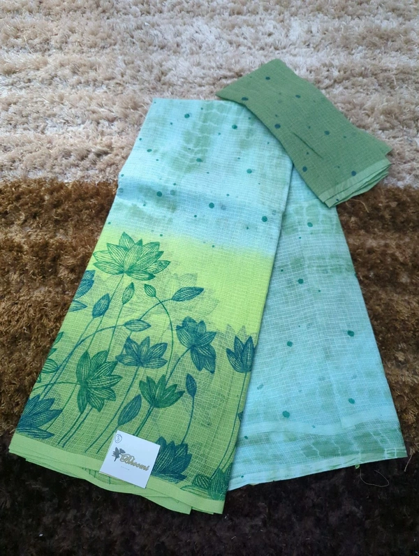 Pure Cotton Kota - Green 3