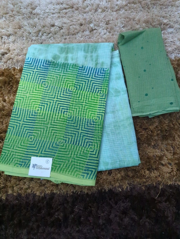 Pure Cotton Kota - Green 8