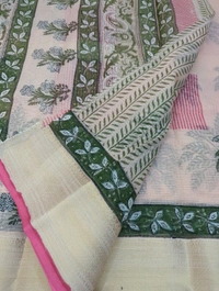 Pure Cotton Kota Block - Lavender blush 4