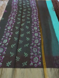 Pure Cotton Kota Block - Eastern Blue