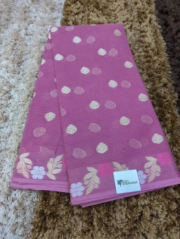 Pure Cotton Kota Weaving  - Fuchsia Pink