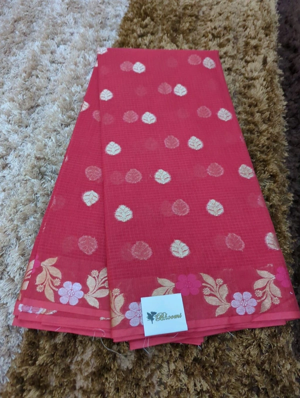 Pure Cotton Kota Weaving  - Red