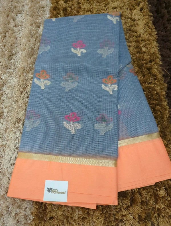 Pure Cotton Kota Weaving  - Gray