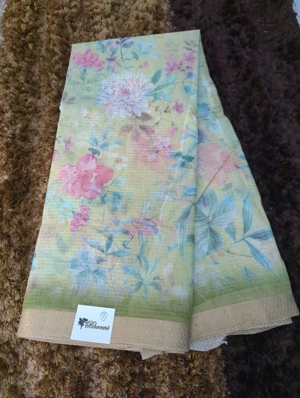 Pure Cotton Kota Digital  - green 8