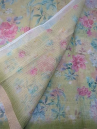 Pure Cotton Kota Digital  - green 8