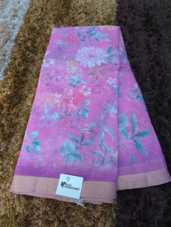 Pure Cotton Kota Digital  - Blush Pink 10