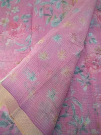 Pure Cotton Kota Digital  - Blush Pink 10