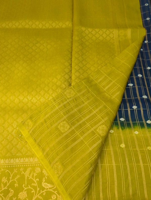 Pure Beheras Tissues Weaving  - blue