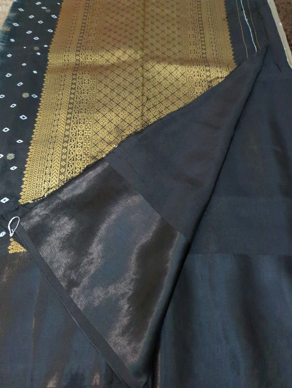 Pure Tusser RAW Mango  - Gray