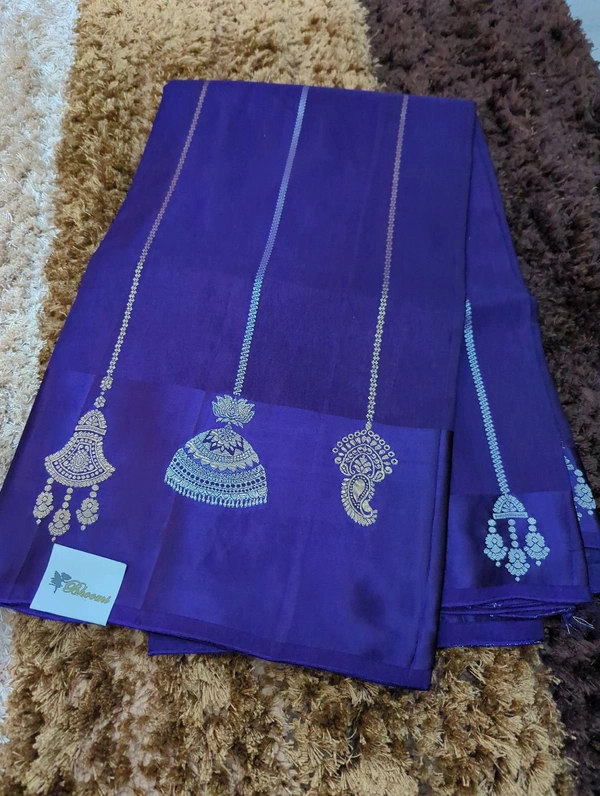 Pure Tusser Raw Mango  - Pigment Indigo