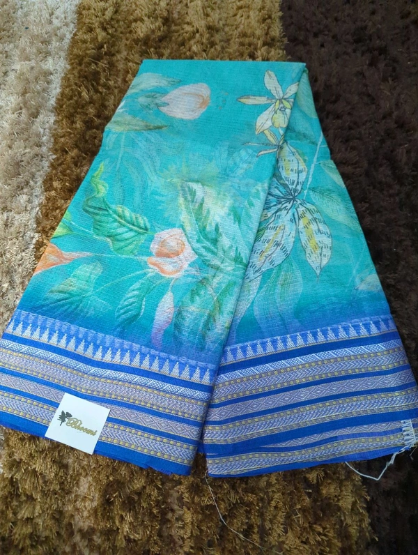 Pure Cotton Kota Vidarbha - Eastern Blue