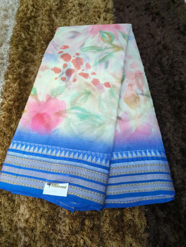 Pure Cotton Kota Vidarbha - Baja White