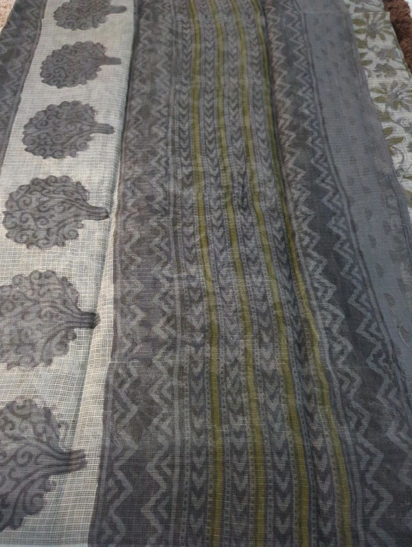 Pure Cotton Kota Bagru Print  - Mine Shaft