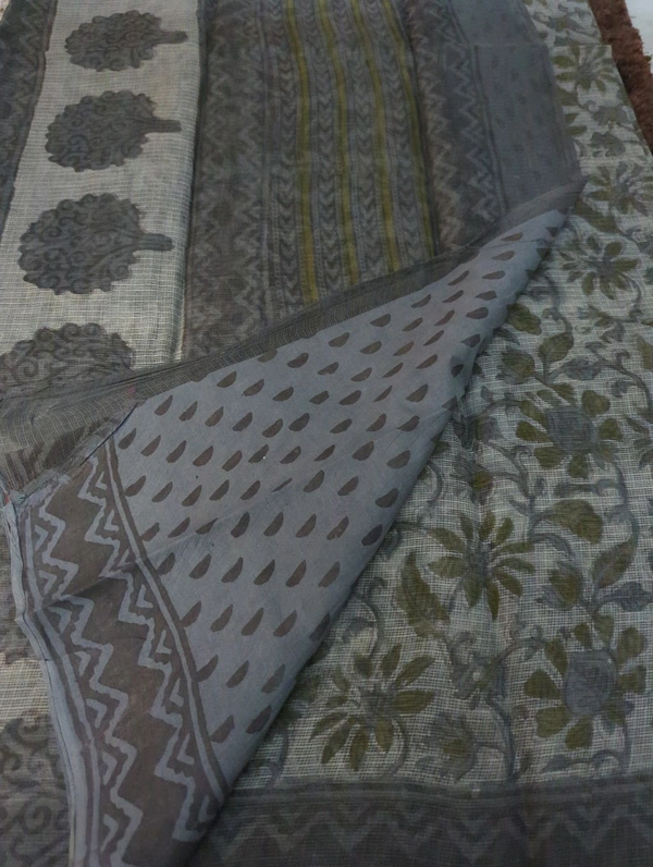 Pure Cotton Kota Bagru Print  - Mine Shaft