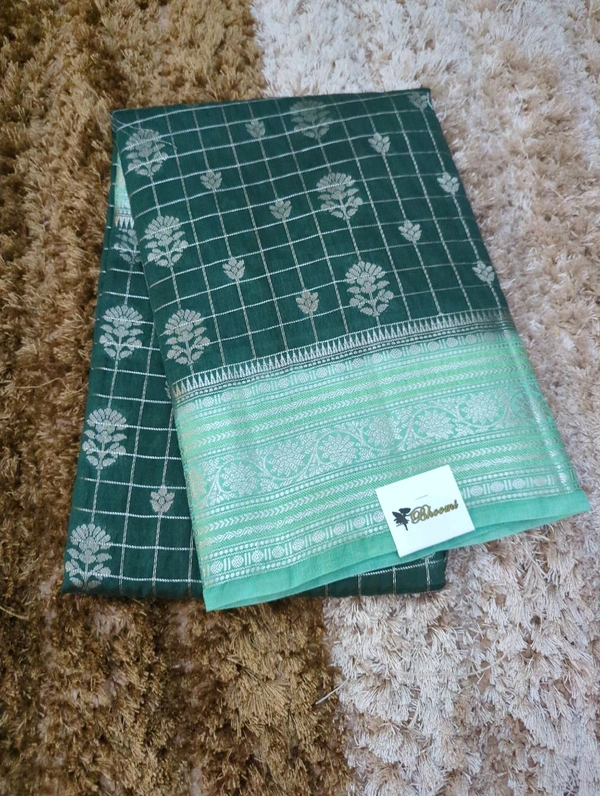 Raw Mongo Checks - dark green