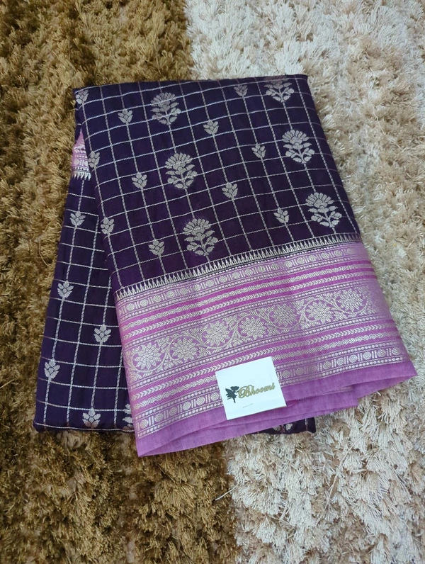 Raw Mongo Checks - Pigment Indigo