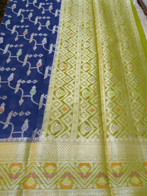 Fancy Raw Mango  - Navy Blue