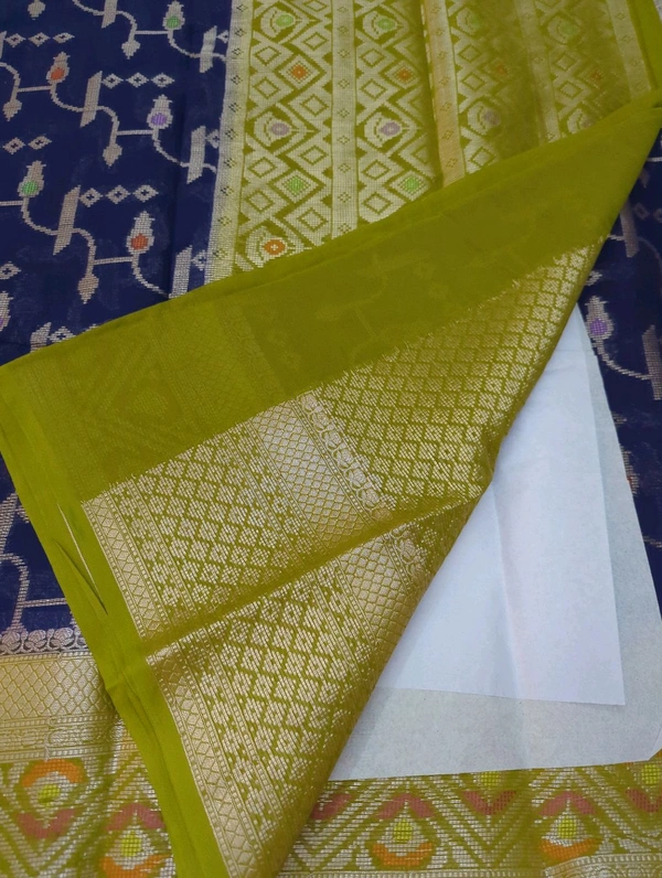 Fancy Raw Mango  - Navy Blue