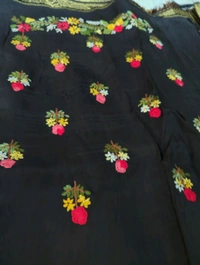 Dola Hand Work - Black