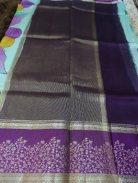 Pure Tussar Raw Mongo  - Cardinal Pink