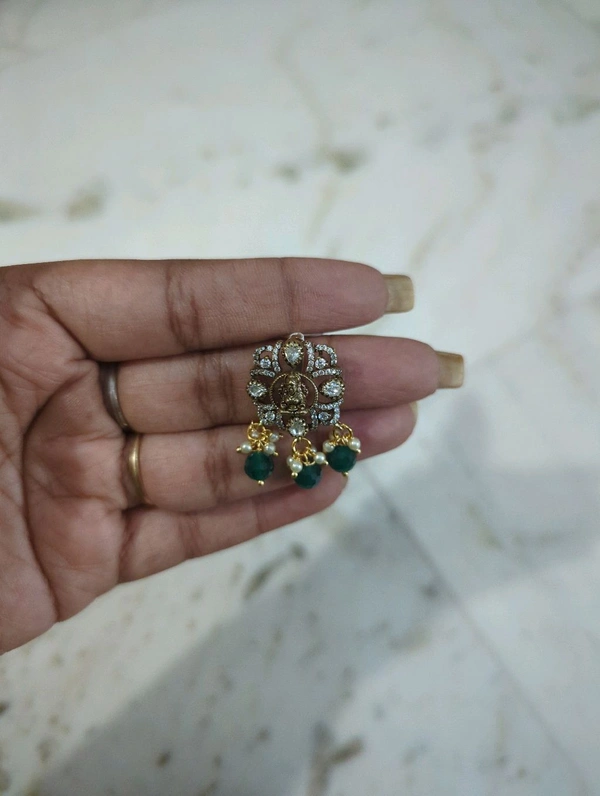 Victorian Pendant  - green, vz