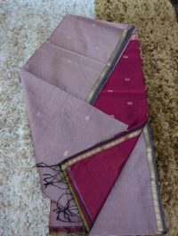 Pure Handloom Maheswari - Pink 3