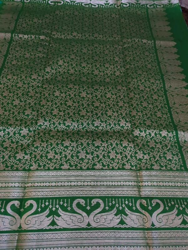 Pure Handloom Venkatagiri Pattu - Pelorous