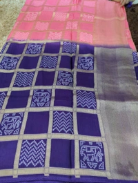 Dola Weaving  - Pigment Indigo and pink