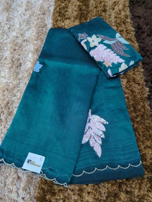 Pure Hand Loom Mangalagiri  With Designer Blouse - Cyprus 2