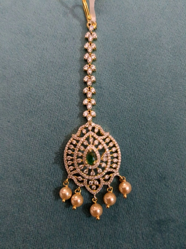 Diamond Replice Mang tikka - green, Vz