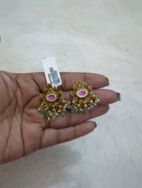 Earrings - Vz, Jungle Mist