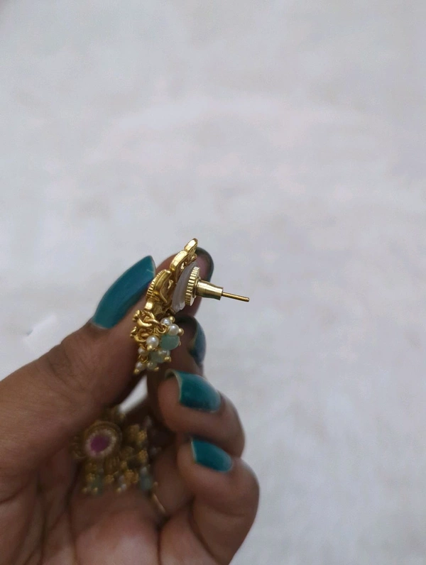 Earrings - Vz, Jungle Mist